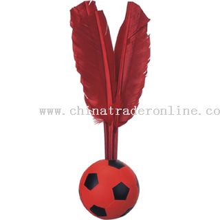 PU Feather ball from China